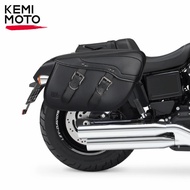 Motorcycle Saddlebag Retro Waterproof Leather Side Saddle Bags Travel Luggage Bag For Sportster 883 