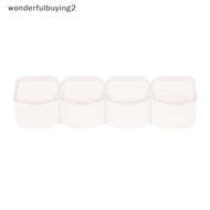 wonderfulbuying2 4Grids Pill Case Transparent Weekly Medicine Storage Tablet Pill Box Jewelry Storage Cases Organizer Box wonderfulbuying2