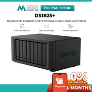 Synology DS1825+ NAS DISKSTATION 8 BAYS WITH 2 BUILT-IN 2.5GbE PORTS - DATA BACKUP HOME CLOUD NAS ST