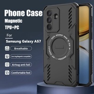 Case For Samsung Galaxy A57 Magnetic Adsorption Wireless Charge Cover For SamsungA57 GalaxyA57
