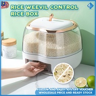5KG/10KG Apple Shape Insect-Proof Rice Dispenser with Storage Container Rice Box Bekas Beras Tempat Simpan Beras