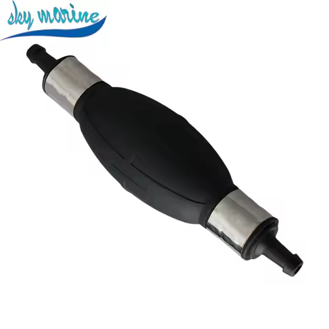 Manual Fuel Pump with Check Valve OEM:6Y2-24360 5/16''(8MM) Fuel Line Fuel Hose Fuel Pump for YAMAHA