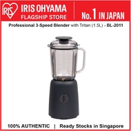 IRIS Ohyama | Professional 3-Speed Blender - 50oz/1.5L with Tritan™, Black | BL-2011