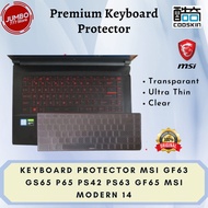 KEYBOARD PROTECTOR PREMIUM KEYBOARD PROTECTOR MSI GF63 GS65 P65 PS42 PS63 GF65 COOSKIN