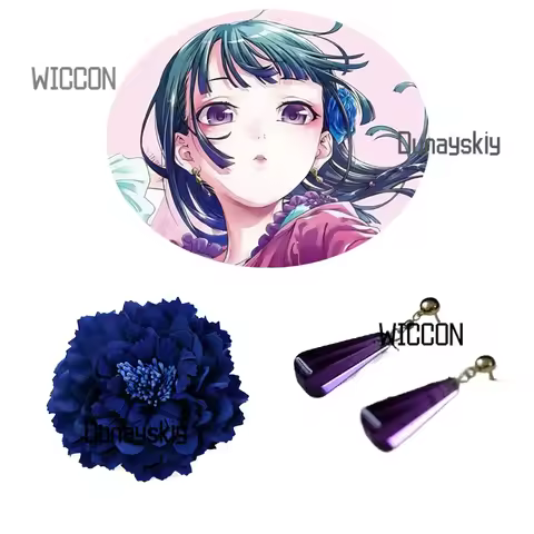 The Apothecary Diaries cosplay Maomao Jinshi Red dance dress moamao accessions cosplay deep blue flo