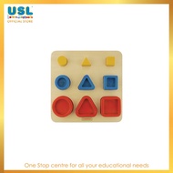 USL - MasterKidz - Geometric Shapes Stacker Set – Educational Toy for Learning Shapes, Colors, and S