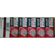 Maxell CR1220 CR1616 3V Lithium Battery For Calculator / Watch / House /Car Remote Key