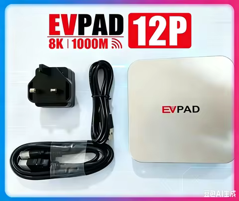 [Genuine]Evpad 12P Canada tv box 2026 with mx3 mouse original store 4G64G hot in Korea UK Japan Sing