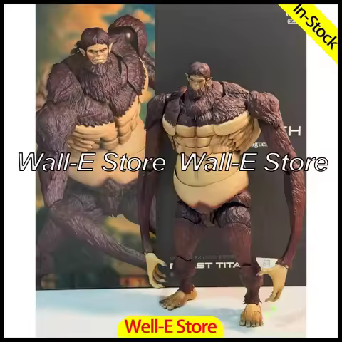 In Stock KAIYODO Revoltech AMAZING YAMAGUCHI Attack on Titan Beast Titan Jaw Titan Action Figures Mo