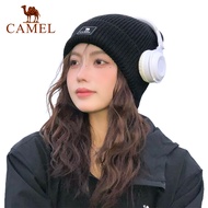 CAMEL Outdoor Knitted Hat Men and Women Autumn Warm Windproof Wool Hat