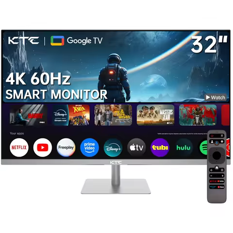 KTC 32 Inch 4K Smart Monitor with Google TV System UHD 3440x2560P