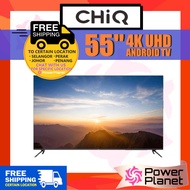 [FREE SHIPPING] CHiQ 55" 4K UHD Android Smart TV U55G7N Television (2023)