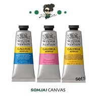 Winsor &amp; newton galeria - วินซอร์ แอนด์ นิวตัน สีอะคริลิควินเซอร์ สีอะคริลิคสูตรแกเลอเรีย สีอะคริลิค ขนาด 60 ml. Set 1