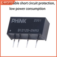 YINGRAN3 โมดูลไฟแบบแยก DC-DC 12V ถึง12V R3 B1212S-2W สีดำ B1212S-2WR2อุปกรณ์เสริมอิเล็กทรอนิกส์ป้องก