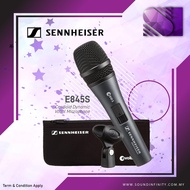 Sennheiser e845-S Dynamic Supercardioid Vocal Microphone with On/Off Switch (e845S)