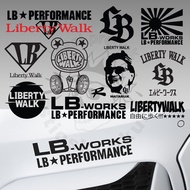 Liberty Walk LB Logo Kereta Car Sticker Motorcycle Vinyl Sticker