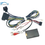 Honxun สำหรับ MAZDA BT50 2015-2020วิทยุสเตอริโอรถยนต์บังเหียนมีสาย Canbus Android 16pin สายไฟ