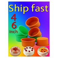 4in  6in  8in Silicone Round Cake Mould Cake Pan  4in  6in  8in Loyang Cake  Bulat