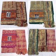 ♕Songket with Sablay Chest Cloth Shiny Indonesian Batik Double Malong♡