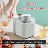 Japan BRUNO Ice Cream Machine Household Small Homemade Mini Fruit Ice Cream Ice Cream Cone Maker Gift 家用冰淇淋机