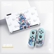 🎁史迪仔 保護殼(多款-7" Switch OLED 全包 背後支架不能用/ 6.2" Switch/ 5.5" Lite ) 卡通 TPU 軟殼* 保護 主機 及 手掣 任天堂 遊戲機 保護套 遊戲