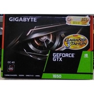 Empty Box GIGABYTE GTX 1650 VGA 4gb Used Empty GTX1650