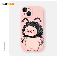 GUMAN Cute Kawaii Cartoon Funny Shockproof Protective Soft Phone Case for iPhone 17 Air 16 15 14 13 