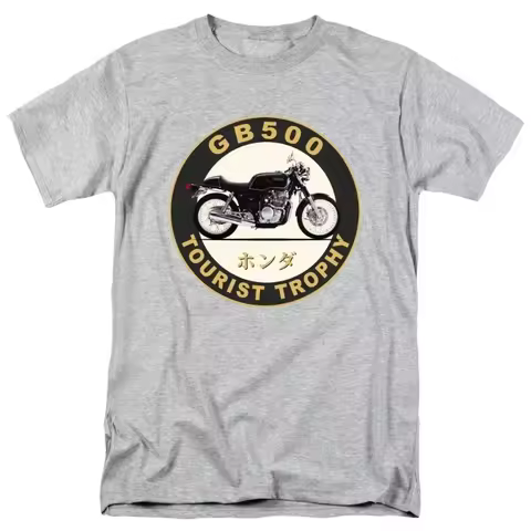 Honda 2026 New Hot Men's and Women's T-Shirt Summer Racing Motorcycle Riding Off-Road Lovers GB500 T