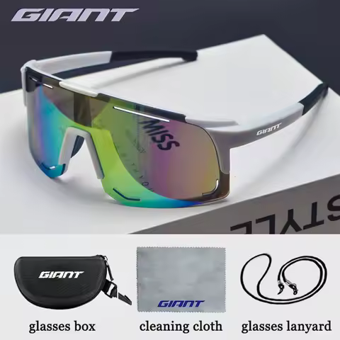 giant long-distance Cycling Glasses super light Men WomenAnti-Fog UV400 Protection MTB Bike Glasses 