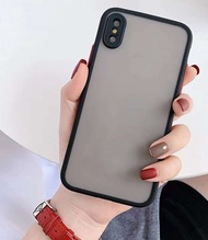 casing hp custom shock case samsung j4 plus j6 plus j7 plus - polos ( hitam )