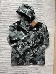 包順豐站 全新 香港 The North Face TNF Kids 大童 綠色 幻彩 迷彩 Mountain Jacket 款 Outerwear 擋風 風褸 薄荷綠 Mint Green Oliv