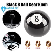 Black 8 Ball Shift Knob Creative Billiard Ball Shift Car Handle Manual Gear Accessories G2i4
