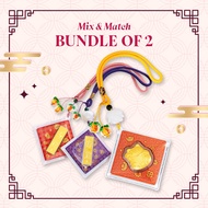 SK Jewellery Golden Talismans 999 Pure Gold Bar Bundle