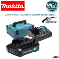 MAKITA 12V 1.5AH BATTERY AND CHARGER SET ( 1B1C )