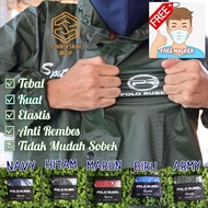 JAS HUJAN FULL PRESS POLO RUBEL ORIGINAL PRIA DAN WANITA MANTEL HUJAN MANTOL HUJAN RAINCOAT JAS HUJA