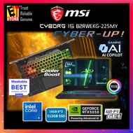 MSI Laptop Cyborg 15 Gaming B2RWEKG-225MY (Intel Core 5 210H/16GB DDR5/512GB SSD/15.6" FHD 144HZ/ NE