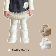 Fluffy Boots Children's Winter Boots Kids Girl Winter Boots Kids Waterproof