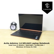 Avita Admiror 14 NS14A5 Intel Core i7-8565U 1.8GHz 8GB RAM 512GB SSD Laptop Refurbished Notebook