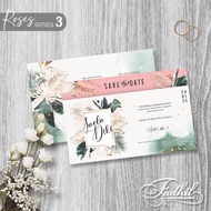 Fadhil Roses Series 3 Invitation Blank (RS 3)