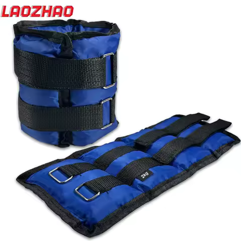 1Pair Adjustable Wrist Ankle Weights 2kg/4.4LBS, 3kg/6.6LBS, 4kg/8.8LBS Weight for Jogging,Gymnastic