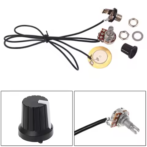 Piezo Transducer Pickup Amplifier for Guitar Violin Ukulele Banjo Cigar Box 24BD