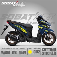 Cutting Sticker Vario 125 NEW 2023- Aksesoris Motor Stiker Honda Vario New Schotlite Cutting Stiker 