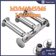 BOOK BINDING SCREW/ CHICAGO SCREW/ NICKEL BINDING SCREW  M3/M4/M5/M6 * L4-160mm (HA-LR-SG)
