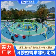 Children Outdoor Swing Park Plate Stainless Steel Park Unpowered Amusement Park Amusement Equipment 
