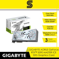 GIGABYTE AORUS GeForce RTX™ 5090 MASTER ICE 32G Graphics Card - GV-N5090AORUSM ICE-32GD