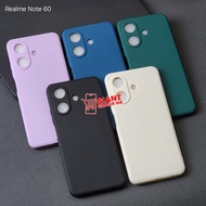 Realme Note 60 Realme Note 60X Macaron Square Softcase Candy Macaron Square Edge Case/ Realme Note 6
