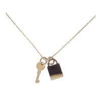 HERMES   Necklace gold metal/Buffalo horn Women