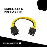 ATX Cable 6PIN TO 8PIN Cable Power Vga Converter Adapter 6 8 Pin