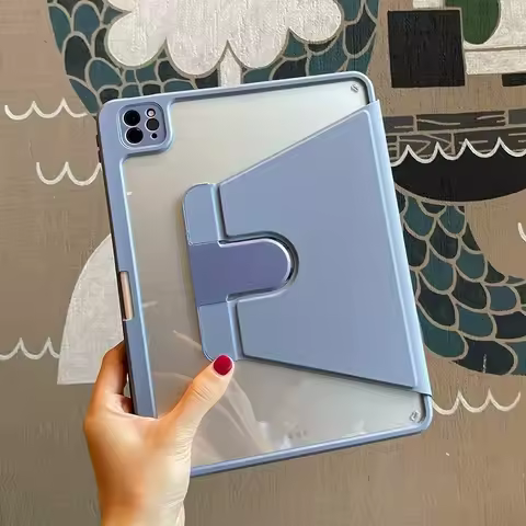 For iPad Pro 12.9 Case 360 Rotating Stand Tablet Shell For Funda ipad pro 12 9 2021 2020 2018 2022 C