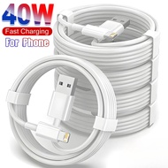 PD 40W Fast Charging Cable For Apple iPhone 14 11 13 12 Pro Max Plus XS XR Phone USB Data Wire Charg